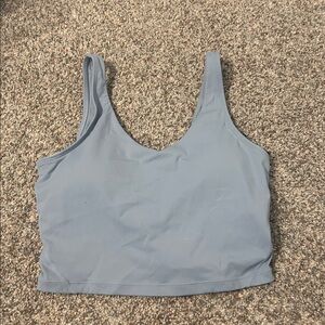 workout top with built in bra with removable padding